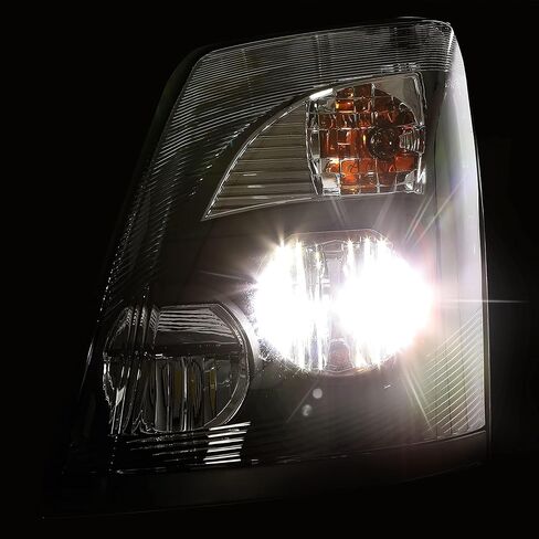 Kuafu LED المصباح الأمامي يمينًا متوافقًا مع 2004-2018 Volvo VNL VNX VNM مصباح مصباح الأمامي الأمامي مع بديل على جانب الركاب من لمبة 82329592 82329127 22141268 in Kuwait