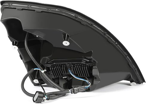 Kuafu LED المصباح الأمامي يمينًا متوافقًا مع 2004-2018 Volvo VNL VNX VNM مصباح مصباح الأمامي الأمامي مع بديل على جانب الركاب من لمبة 82329592 82329127 22141268 in Kuwait