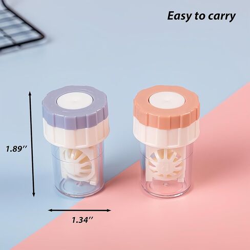 5 Packs Contact Lens Washer Cleaner for Travel Home in Kuwait