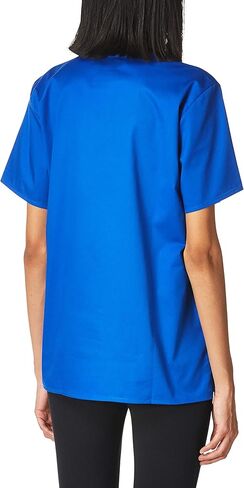 WonderWink Womens V-Neck Top Medical Scrubs Shirt, Royal, 2X US in Kuwait