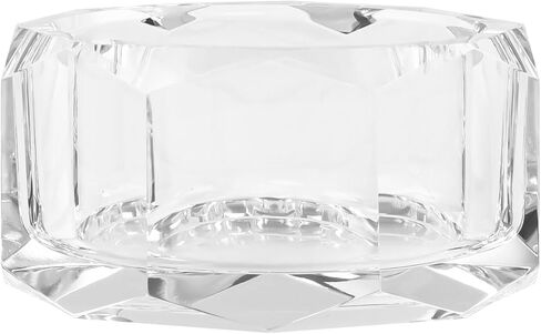 صناديق Kitcom Crystal من طبق الحلوى الزجاجي يدويًا يدويًا مزخرفة مجوهرات مربع الحلوى جرة W 3.15 "X H 1.97" ، مع صندوق هدايا in Kuwait