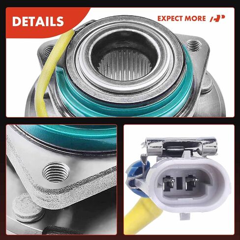 A-Premium 2 × محمل العجلات الأمامية أو الخلفية وتجميع المحور مع ABS و 5-LUG متوافق مع شيفروليه كورفيت 2009 2010 2011 2013 2013 ، Supercharged in Saudi Arabia