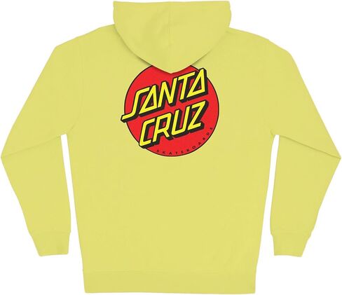 SANTA CRUZ Classic Dot Zip Hooded Midweight Sweatshirt Maroon XL Mens in Saudi Arabia
