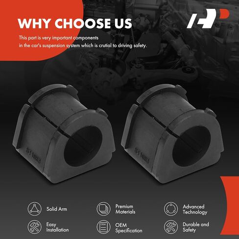 A-Premium 2 x Front To Frame Sway Bar Bushing Kit, Compatible with Mitsubishi Montero Sport 1997-2004 in Saudi Arabia
