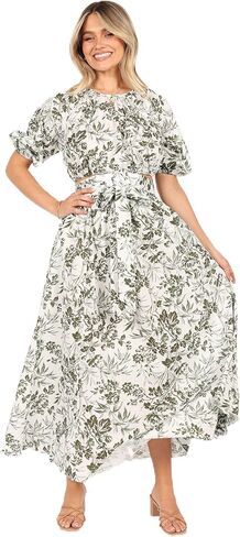 Petal & Pup Delilah Set - Green Floral XS in Saudi Arabia