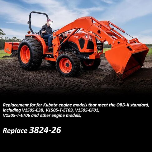 كابل محول OBD2 لمركبات Kubota ، 4 دبوس إلى 16 دبوس من OBD1 إلى موصل التشخيص OBD2 ، متوافق مع أدوات المسح OBD II-يحل محل 3824-26 in Saudi Arabia