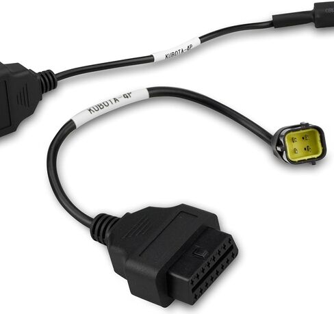 كابل محول OBD2 لمركبات Kubota ، 4 دبوس إلى 16 دبوس من OBD1 إلى موصل التشخيص OBD2 ، متوافق مع أدوات المسح OBD II-يحل محل 3824-26 in Saudi Arabia