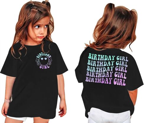 عيد ميلاد رجل الرسم اللطيف - صغار الأولاد والبنات إلى Teen Teen Short Sleeve Top in Saudi Arabia