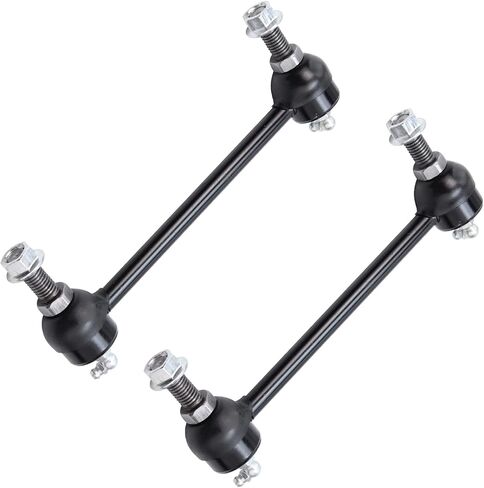 Detroit Axle-أمامي 2PC أشرطة التأثير لـ 96-04 Nissan Pathfinder ، 97-03 Infiniti QX4 ، 2 RINGES SWAY BAR LINCS 1997 1998 1999 2000 2001 2002 2003 PLISTION in Saudi Arabia