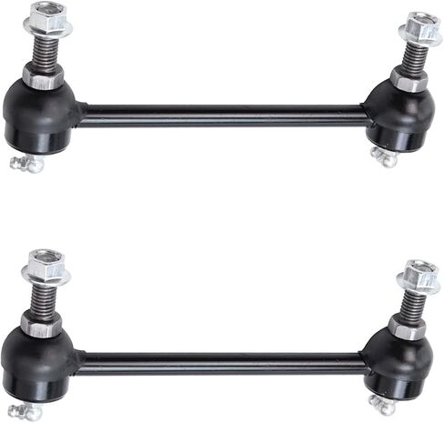 Detroit Axle-أمامي 2PC أشرطة التأثير لـ 96-04 Nissan Pathfinder ، 97-03 Infiniti QX4 ، 2 RINGES SWAY BAR LINCS 1997 1998 1999 2000 2001 2002 2003 PLISTION in Saudi Arabia