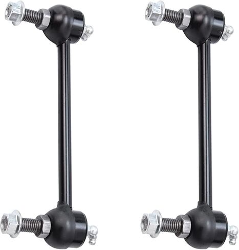 Detroit Axle-أمامي 2PC أشرطة التأثير لـ 96-04 Nissan Pathfinder ، 97-03 Infiniti QX4 ، 2 RINGES SWAY BAR LINCS 1997 1998 1999 2000 2001 2002 2003 PLISTION in Saudi Arabia