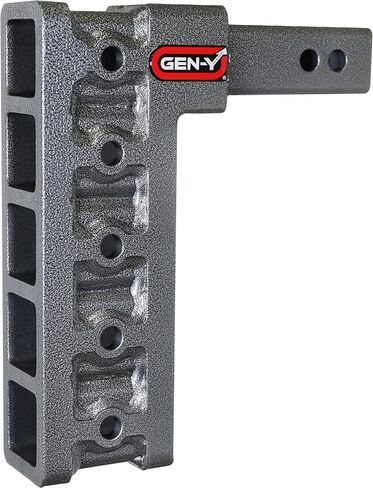 Gen-y Hitch Tow Tow Hitch لـ 2 "جهاز استقبال | 10" مع 5 مواضع قابلة للتعديل | 16000 رطل السد سعة | وزن لسان 2000 رطل in Saudi Arabia