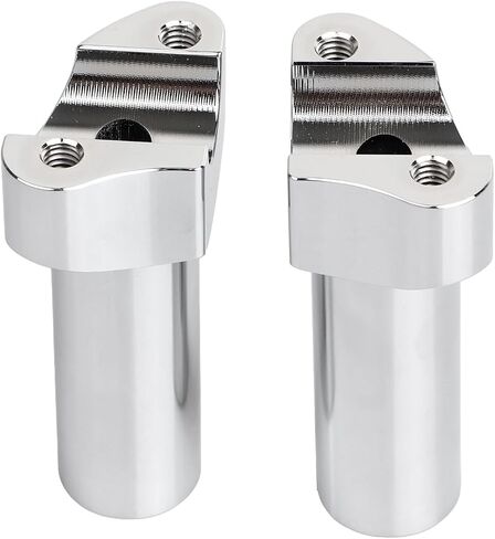 Chrome Aluminium 4 "Rister Handbar Riseers for Harley 1" Bar Sportster Fat Boy Heritage Softiail Dyna Street Bob Wide Glide Low Rider in Kuwait