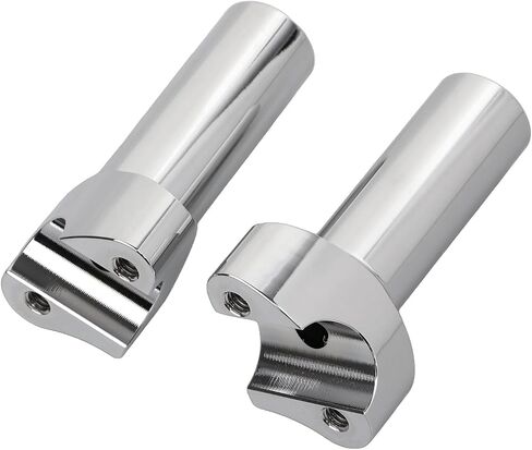 Chrome Aluminium 4 "Rister Handbar Riseers for Harley 1" Bar Sportster Fat Boy Heritage Softiail Dyna Street Bob Wide Glide Low Rider in Kuwait