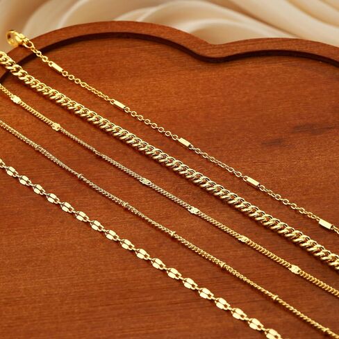 Gold Bracelets for Women, 3Pcs/5Pcs Gold Bracelet Stack, 14K Gold Plated Bracelets for Women Trendy, Adjustable Gold Jewelry for Women in Saudi Arabia