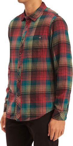 Billabong Men's Coastline Flannel Black L in Kuwait