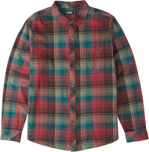 Billabong Men's Coastline Flannel Black L in Kuwait