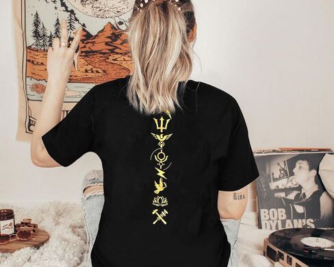 Camp Half Blood Shirts Women Greek Mythology Shirt Percy T-Shirt Vintage Book Lovers Gift Tee Tops in Saudi Arabia