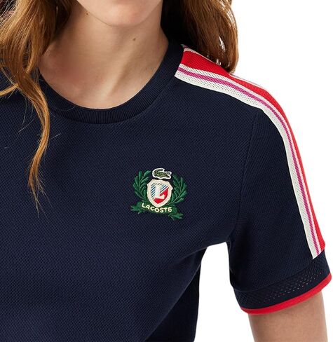 Lacoste Women's Made in France Textured Pique T-Shirt in Saudi Arabia