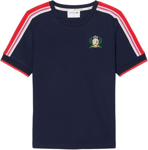 Lacoste Women's Made in France Textured Pique T-Shirt in Saudi Arabia