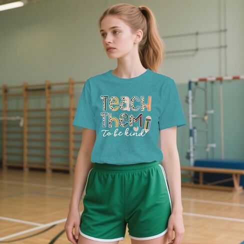 قمصان المعلمين للنساء تدريس تدريس Tshirt Teacher Life Tops Tops in Kuwait