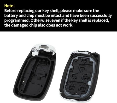 X AutoHaux Key Shell Case express intrement key key fob case for chevrolet malibu camaro 2016-2021 6 buttons hyq4aa / hyq4e in Saudi Arabia