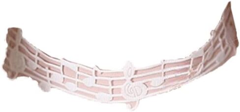 Musical Note Choker Necklace Lolita Choker Fashion Modern Minimalist Necklace for Women Girls Tea Party in Saudi Arabia
