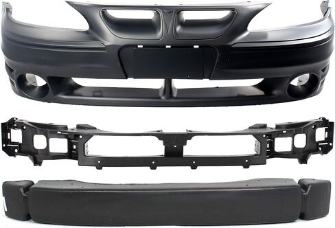 Garage-Pro Bumper Cover and Bumper Reinforcement Kit Compatible With 1999-2005 Pontiac Grand Am, Primed With Fog Light Holes and License Plate Provision Front in Saudi Arabia