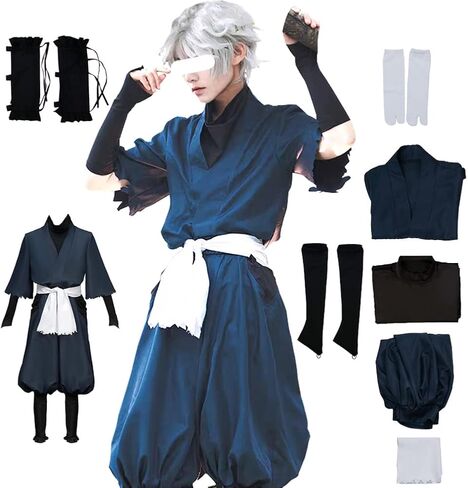 Jigoku Raku Sagiri Yamada Cosplay Gabimaru Cosplay Outfit Yuzuriha Suit Uniform Kimono in Kuwait