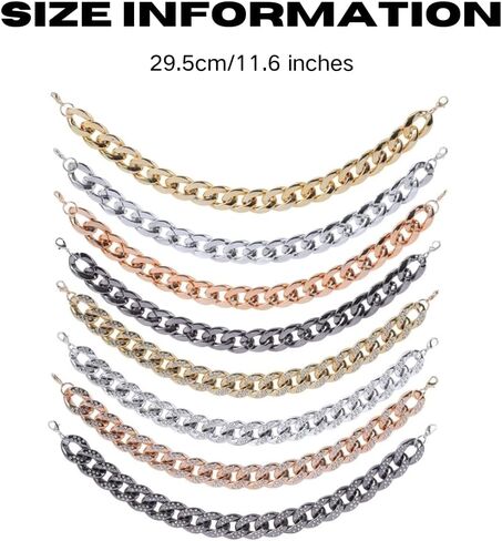 8Pcs Gold Plated Rhinestone Trucker Hat Chains–Hip Hop Hat Accessory for Men & Women, 80s 90s Retro Festival & Party Hat Chains, Costume Cap Decoration in Saudi Arabia