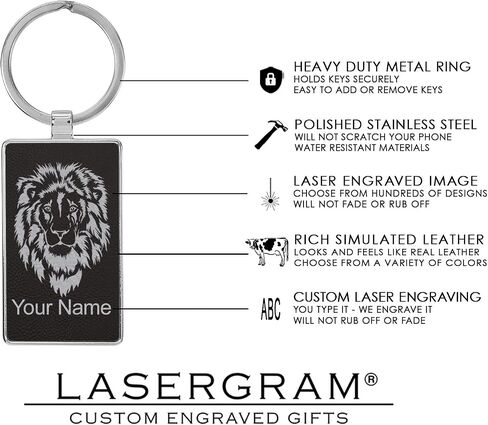 LaserGram Rectangle Keychain, Freemason Symbol, Personalized Engraving Included (Metal Frame) in Kuwait