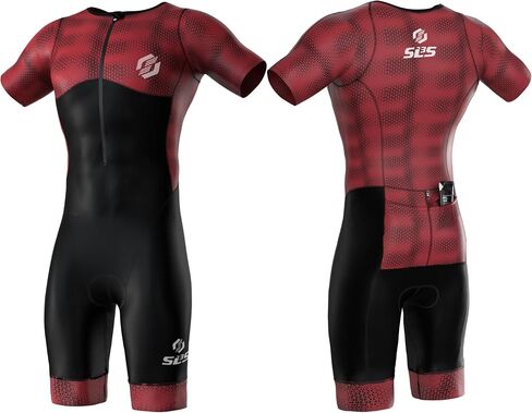 SLS3 Triathlon Suits Mens - بدلة ثلاثية الأكمام الهوائية - ثلث ثنائي الوزن مع أقمشة FX متميزة - 2 جيوب in Saudi Arabia
