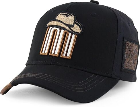Trendy Apparel Shop Mexican Cowboy Design Laser Punching Mesh Back Baseball Cap in Saudi Arabia