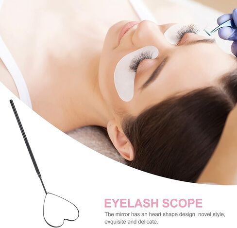 Professional Large Mirror for Eyelash Extension & Makeup - Detachable, Stainless Steel Lash Mirror Tool in Saudi Arabia