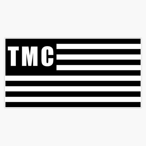Black TMC Flag of Nipsey Sticker Vinyl Decal Sticker 5 " in Kuwait