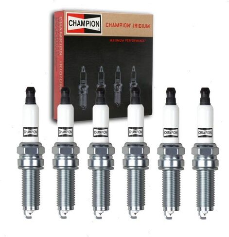 6 PC Champion Iridium Parch Plugs متوافقة مع Dodge Charger 3.6L V6 2011-2020 in Saudi Arabia