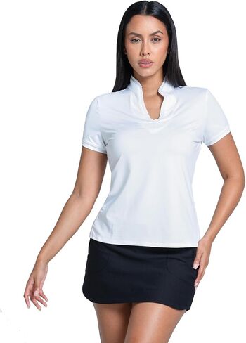 Lucky in Love Placket Placket Womens Short Sleeve Golf Polo in Kuwait
