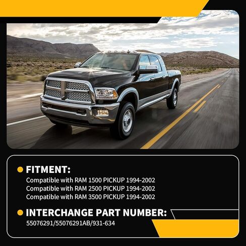 محرك قفل الباب جانب السائق متوافق مع RAM 1500 2500 3500 1994-2002 55076291 55076291ab محرك الباب الأيسر الأمامي 931-634 in Saudi Arabia