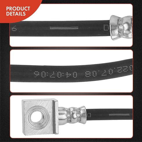 A-Premium Rear Driver Brake Hydraulic Hose Compatible with Select Ford Models - For F-350 Super Duty 2017 2018 2019, with Single Rear Wheel in Saudi Arabia