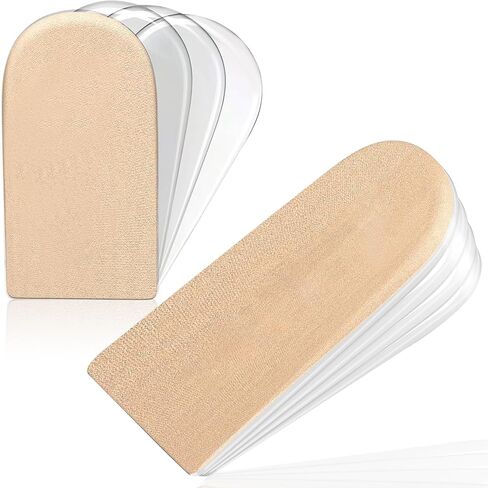 1/4',1/2',3/4',1' Heel Lifts(4 Layers), Height Increase Insoles for Leg Length Discrepancy - Large Shoe Lifts for Men, Shoe Inserts Comfort Half Foot Pads for Heel Pain - 1 Pair in Saudi Arabia