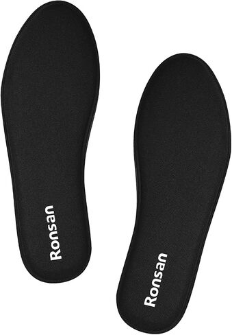 Ronsan Memory Foam Insoles for Women - Comfort Presection Shoe Inserts for Running Shoes ، أحذية رياضية ، حذاء عمل ، أحذية المشي لمسافات طويلة ، أعشاب أحذية الصدمات المملوءة بالصدمات ، Pink 8.5 in Saudi Arabia
