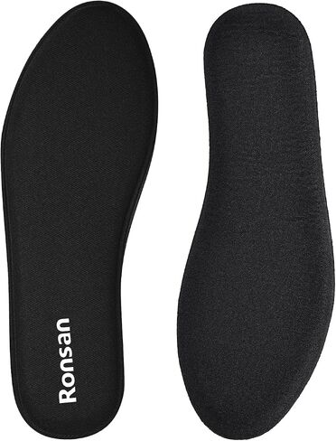 Ronsan Memory Foam Insoles for Women - Comfort Presection Shoe Inserts for Running Shoes ، أحذية رياضية ، حذاء عمل ، أحذية المشي لمسافات طويلة ، أعشاب أحذية الصدمات المملوءة بالصدمات ، Pink 8.5 in Saudi Arabia