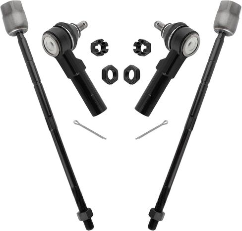 4 PCS Front Inner و Outer Tie Rod End Kit EV315 ، ES3181 ES3181RL FITS 1995 1996 1998 1999 2000 2001 2002 For Ford Windstar in Saudi Arabia