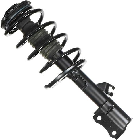 Detroit Axle - Front Left Strut for 14-19 Nissan Sentra, Driver Side Strut & Coil Spring Assembly 2014 2015 2016 2017 2018 2019 Replacement Suspension Quick Install Ready Strut Shock Assembly in Saudi Arabia