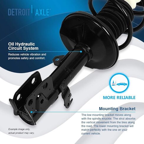 Detroit Axle - 1.8L Struts Kit To Toyota 2009-2013 Corolla 2011-2013 Matrix 4 Front Gron in Saudi Arabia