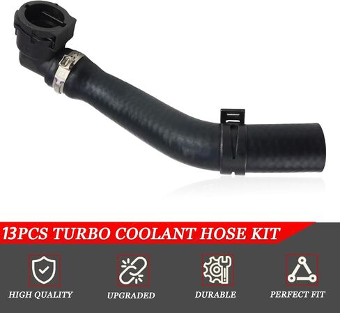 13Pcs Turbo Coolant Hose Kit Turbocharger Coolant Inlet & Return Hoses for Mini Cooper S R55 R56-R59 R60 R61 JCW Clubman 2011-2016, Replaces 11537600674 11539845352 11537565433 11537565432 in Saudi Arabia