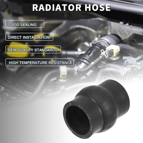 Radiator Hose for BMW 535i High Sealing No.17127610704 | Lower Radiator to Thermostat Housing Hose Black 1 Pcs for BMW 740Li 528i in Saudi Arabia