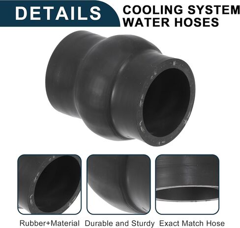 Radiator Hose for BMW 535i High Sealing No.17127610704 | Lower Radiator to Thermostat Housing Hose Black 1 Pcs for BMW 740Li 528i in Saudi Arabia