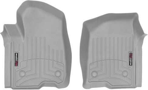 Weathertech Custom Fitliners Floirlers for Silverado 1500 Ltd ، Sierra 1500 ، Sierra 1500 Limited ، Sierra 2500HD/3500HD ، Silverado 2500HD/3500HD ، Silverado 1500-1ST ROW (4414361) ، Black in Kuwait