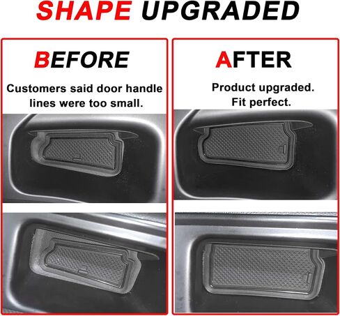 الحصير Auovo Anti Dust Door لإكسسوارات Chevy Traverse 2023 2022 2021 2020 2019 2018 Custom Custom Cust Cup Center Cenole Liners 28pcs/set (Red ، محدث) in Saudi Arabia